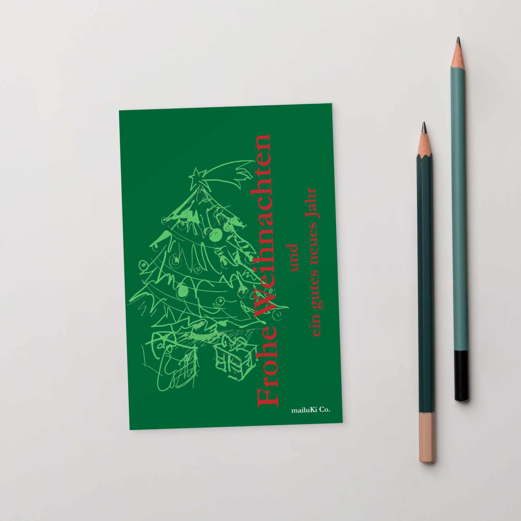 Postkarte - Weihnachtsbaum